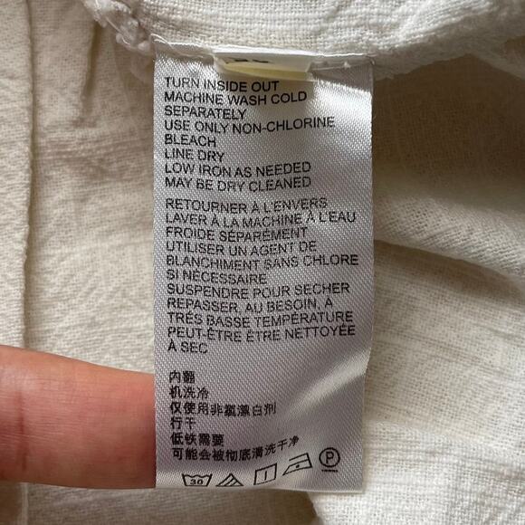 New Free People Iggie Embroidered Top in Ivory & Black Bean Combo Women's Size S - Picture 7 of 10